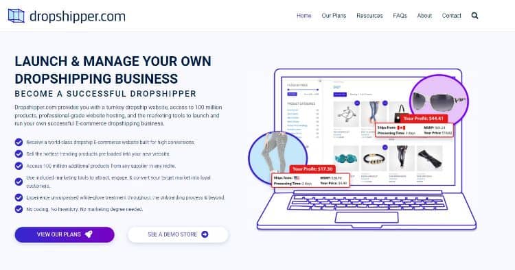 dropshipper homepage